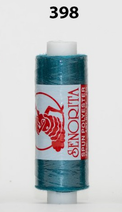 Senorita Sewing Threads (250m) - Col: 395 - 418