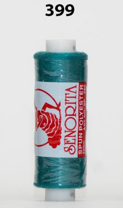 Senorita Sewing Threads (250m) - Col: 395 - 418