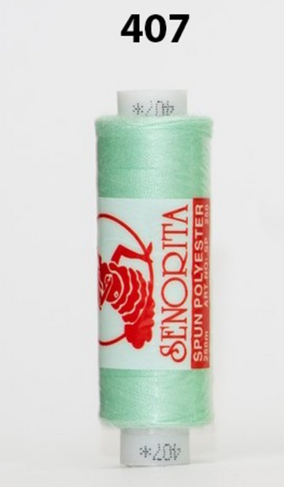 Senorita Sewing Threads (250m) - Col: 395 - 418