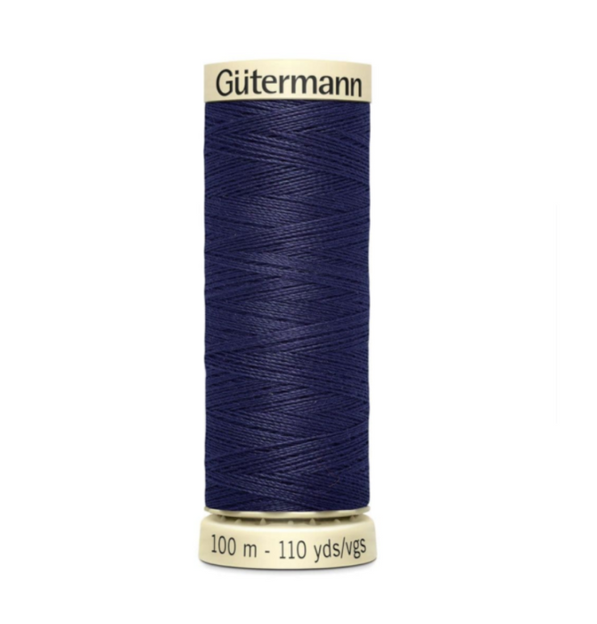 Col. 575 Gutermann Sew All Thread 100m Premium Quality 100% - Dark Mauve Purple