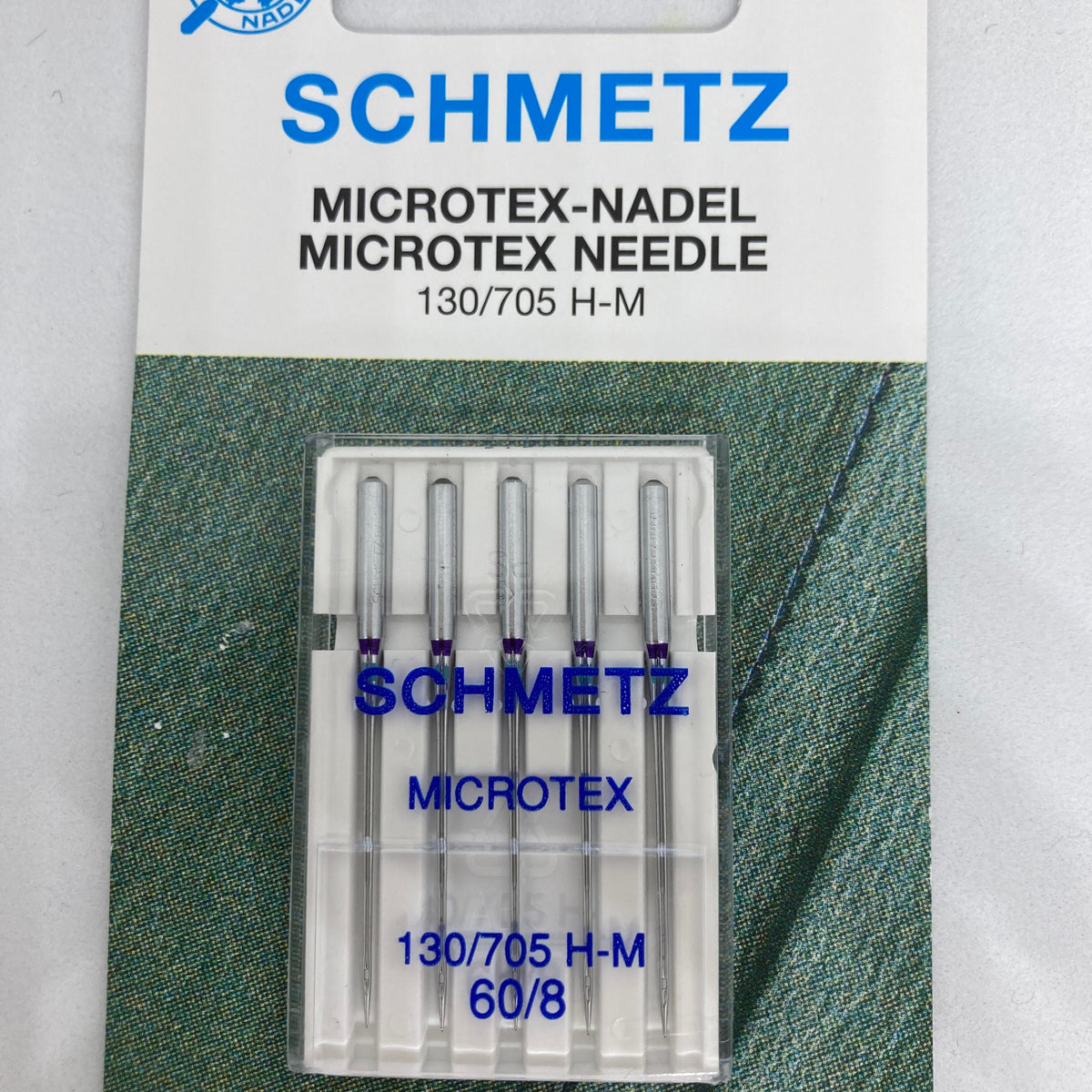 Schmetz Microtex Needles with Slim Acute Point for Synthetic — Ban Soon ...