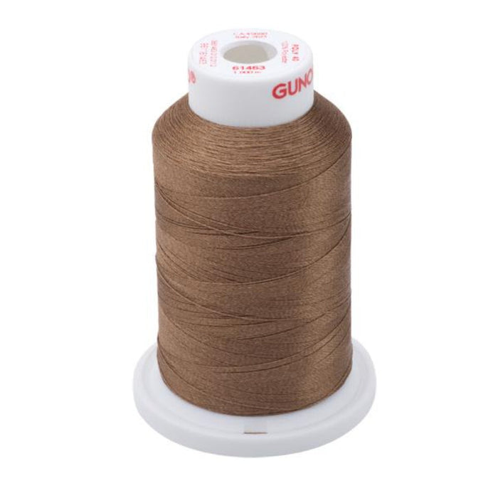 Gunold Embroidery Thread- POLY 40- 1000m- 61463- Beaver Brown