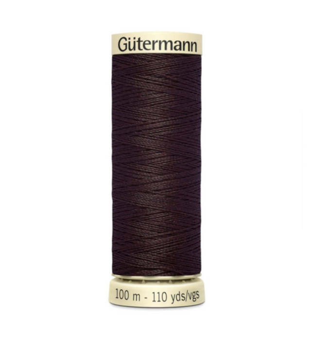 Col. 023 Gutermann Sew All Thread 100m Premium Quality 100% - Dull Brown