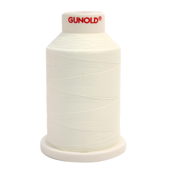 Gunold Embroidery Thread - GLOWY Glow in the Dark - White 47208