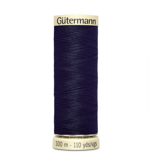 Col. 339 Gutermann Sew All Thread 100m Premium Quality 100% - Dark Denim Blue