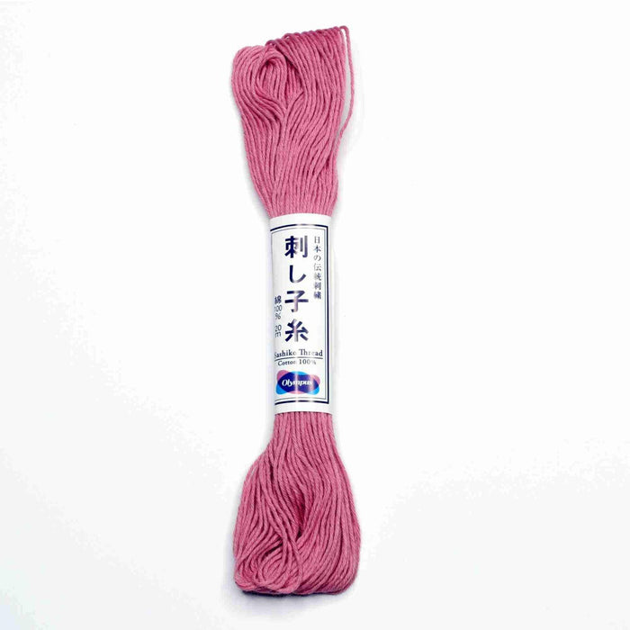 Sashiko Olympus Thread Solid Colour - Col: 13#127 Rose Pink Color