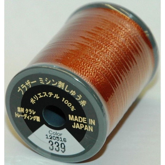 Col. 339 Brother Embroidery Threads - Clay Brown
