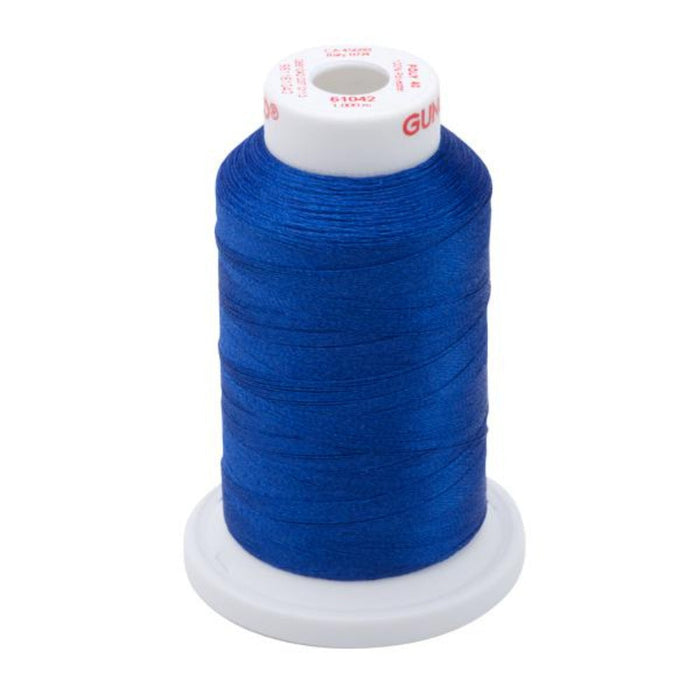 Gunold Embroidery Thread- POLY 40- 1000m- 61042-Deep Royal Blue