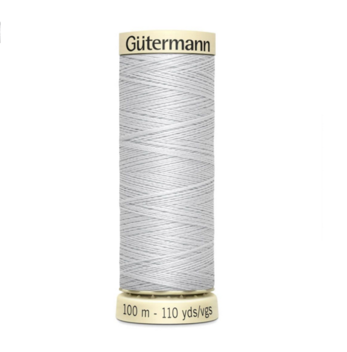 Col. 008 Gutermann Sew All Thread 100m Premium Quality 100% - Cloud Grey