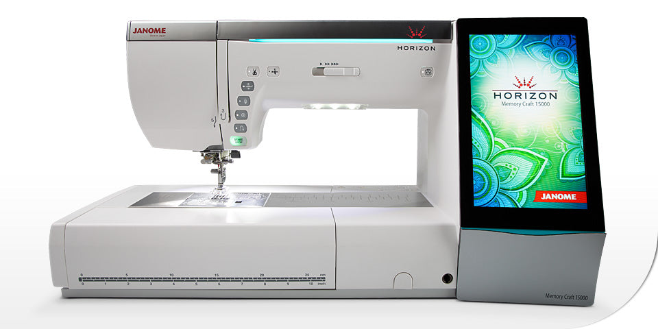 Janome Horizon Memory Craft 15000 - High-End Quilting & Embroidery Machine