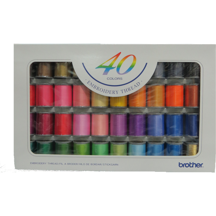 Brother Embroidery Threads - 40 Colors