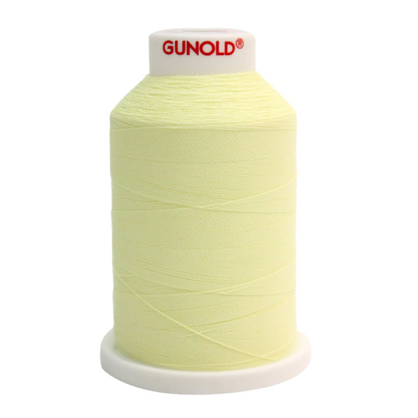 Gunold Embroidery Thread - GLOWY Glow in the dark - Yellow 47201