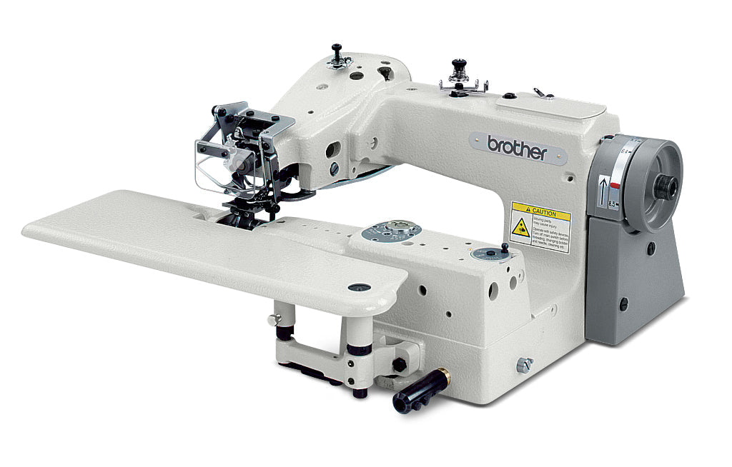 BROTHER JC-9380 Blind Stitch With Differential Feed Machine Complete Set With Servo Motor ,  + Synchronizer ,Table , Stand and Castor Wheels
