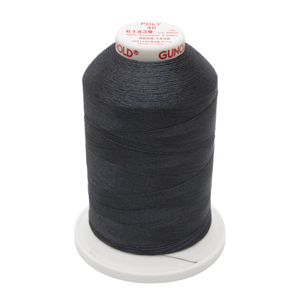 Gunold Embroidery Thread - POLY 40 - 5000m - 61439 - Cool Black — Ban ...