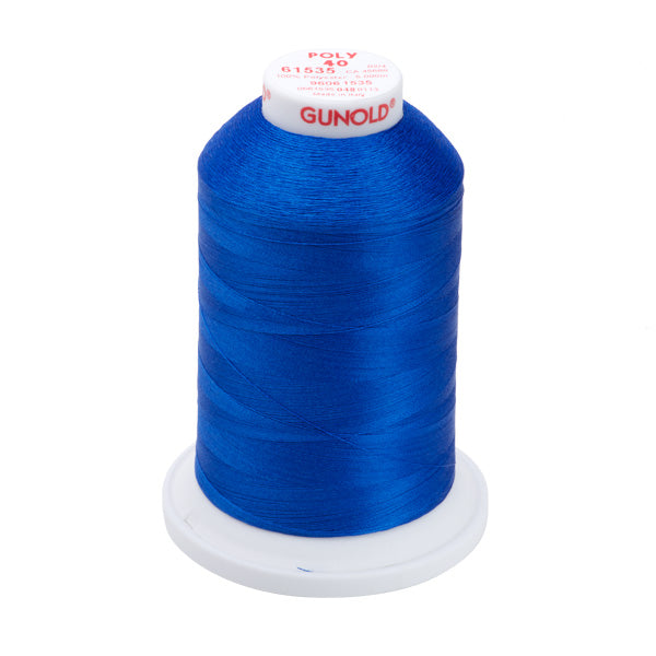 Gunold Embroidery Thread - POLY 40 - 5000m - 61535 - Team Blue — Ban ...