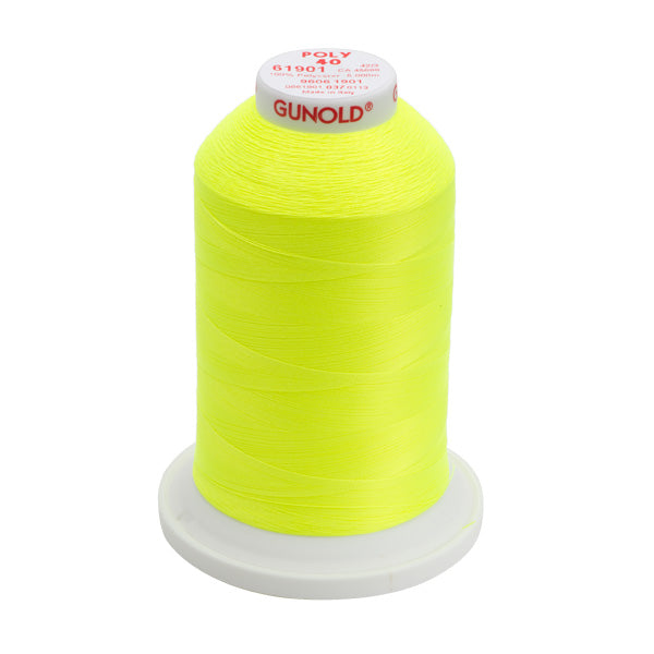 Gunold Embroidery Thread - POLY 40 - 5000m - 61904 - Lime Green Neon ...