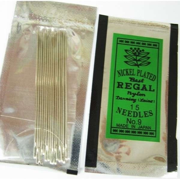 Regal Nylon Darning Needles 10 pieces per pack No. 12 (Made in Japan)