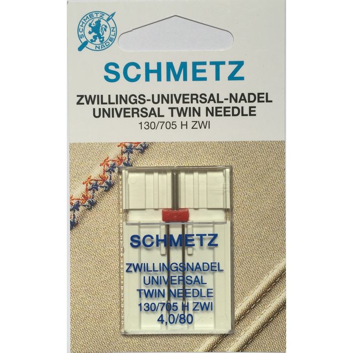 Schmetz Universal Twin Needles 4.0/80