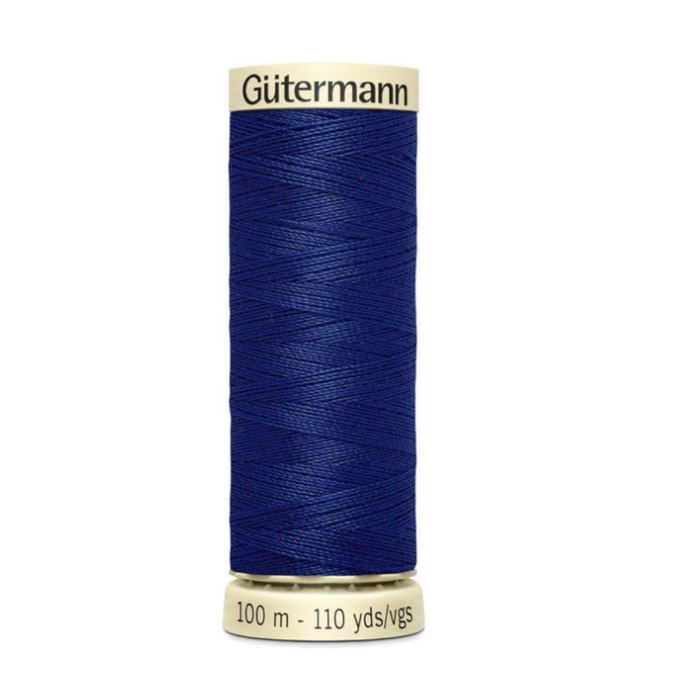 Col. 232 Gutermann Sew All Thread 100m Premium Quality 100% - Dark Royal Blue