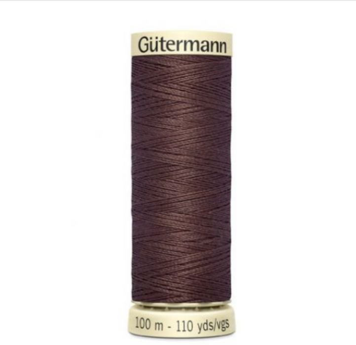 Col. 446 Gutermann Sew All Thread 100m Premium Quality 100% - Dark Pecan