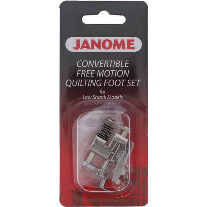 Convertible Free Motion Quilting Foot (Janome Original) Set For Low Shank (7mm )