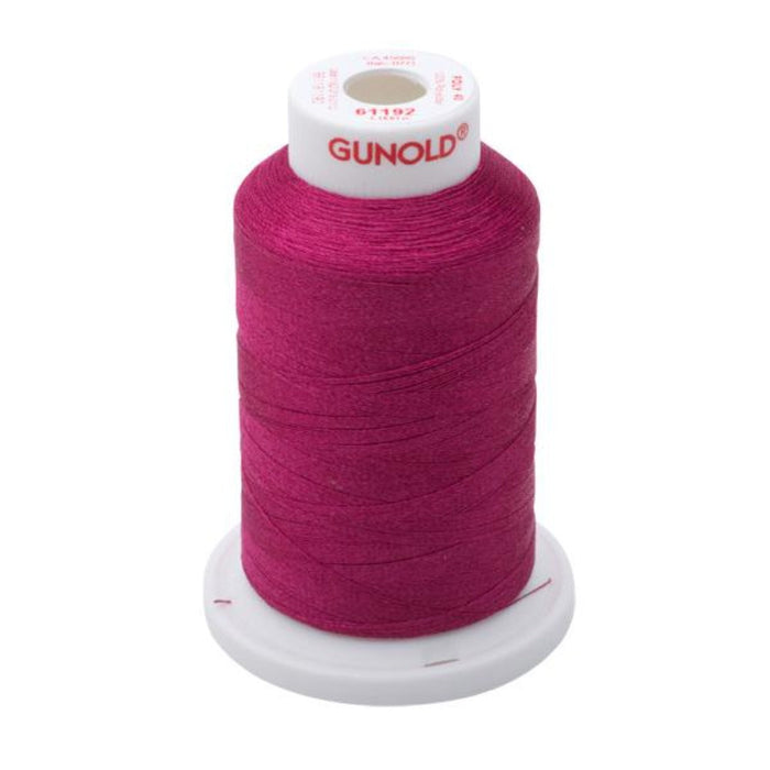 Gunold Embroidery Thread- POLY 40- 1000m- 61192- Fuchsia