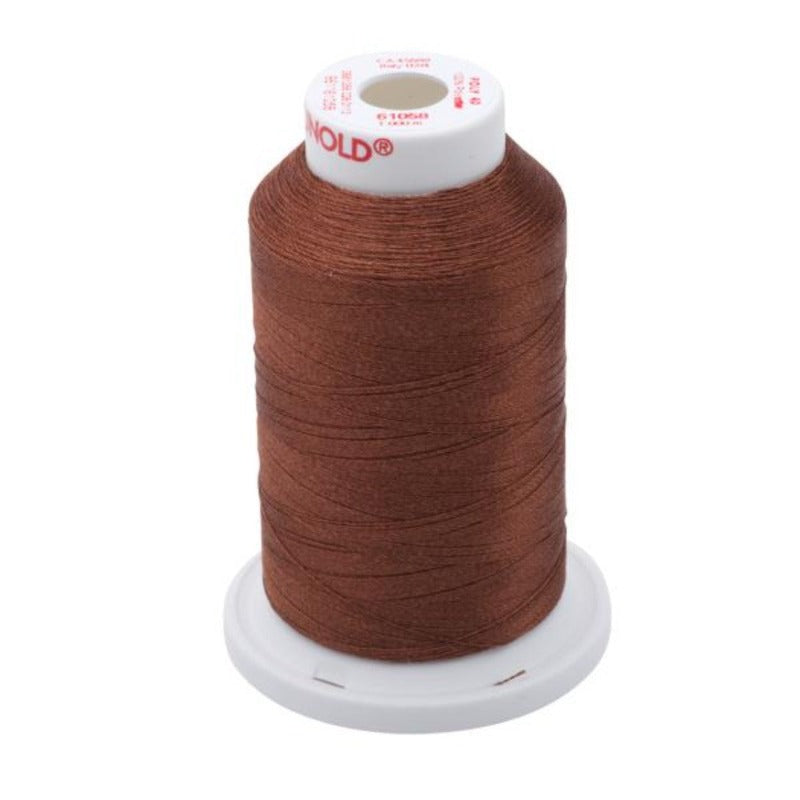 A Gunold Embroidery Thread - POLY 40 - 1000m - 61058 - Tawny Brown ...