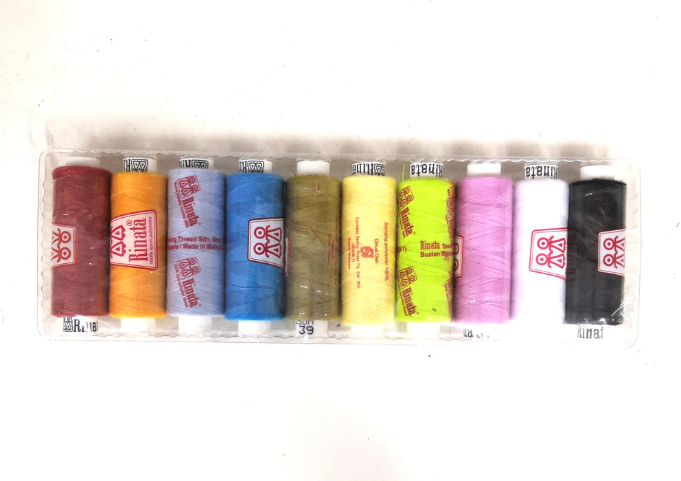 (Must Buy) Sewing Threads - Small (250m) / 1 box (10 pieces)