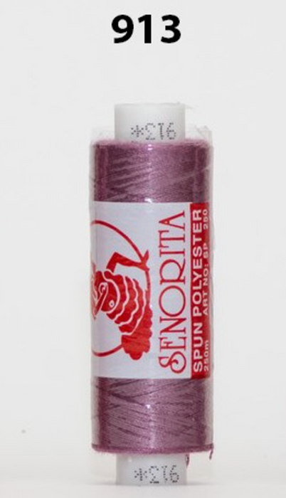 Senorita Sewing Threads (250m) - Col: 898 - 921