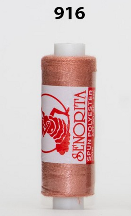 Senorita Sewing Threads (250m) - Col: 898 - 921