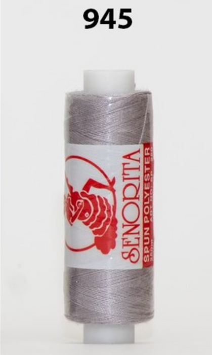 Senorita Sewing Threads (250m) - Col: 922 - 945