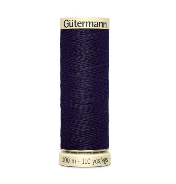Col. 387 Gutermann Sew All Thread 100m Premium Quality 100% - Fair Dark Blue