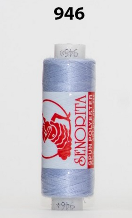 Senorita Sewing Threads (250m)- Col: 946 - 969