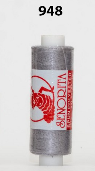 Senorita Sewing Threads (250m)- Col: 946 - 969