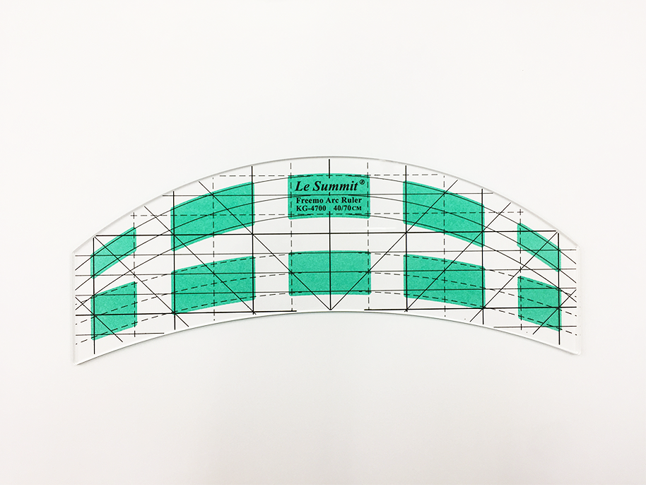 Le Summit Arc Ruler (M) - Quilting Ruler (DS-KG-4700) - 40-70cm