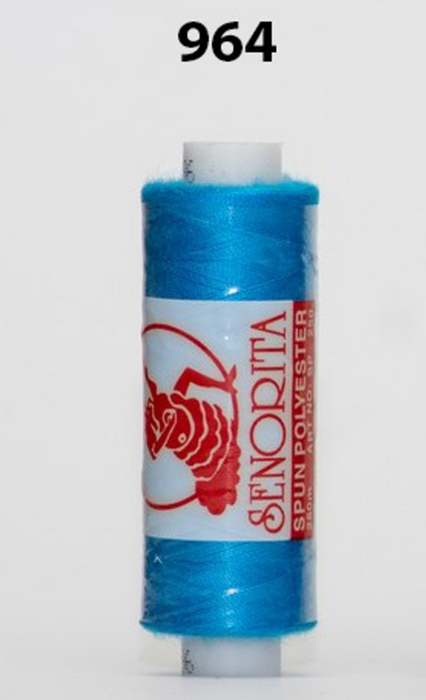 Senorita Sewing Threads (250m)- Col: 946 - 969