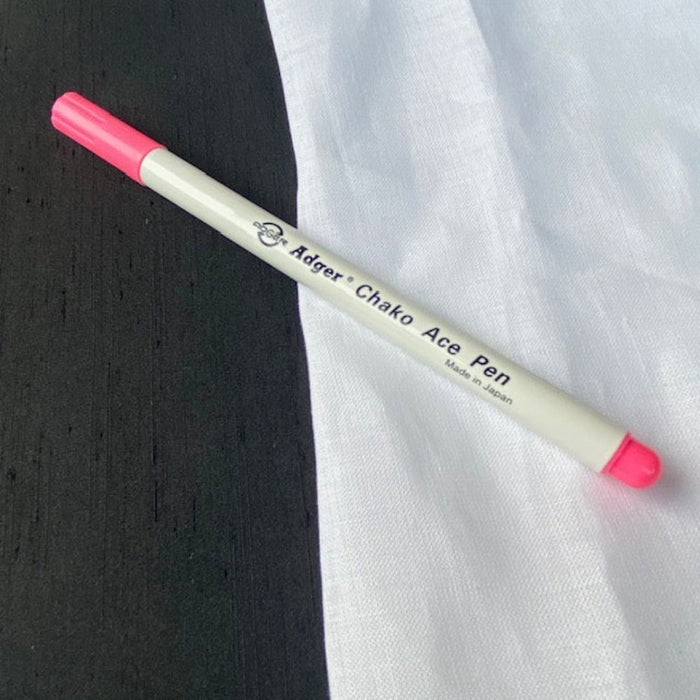 (Must Buy) Chako Ace Water Erasable Fabric Marker (Color: Pink) | Made in Japan