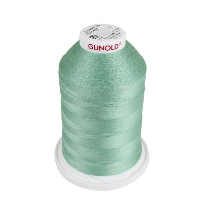 Gunold Embroidery Thread - COTTY 30 Mint Julep 151 100% Cotton Threads Natural Threads with Matt Finish
