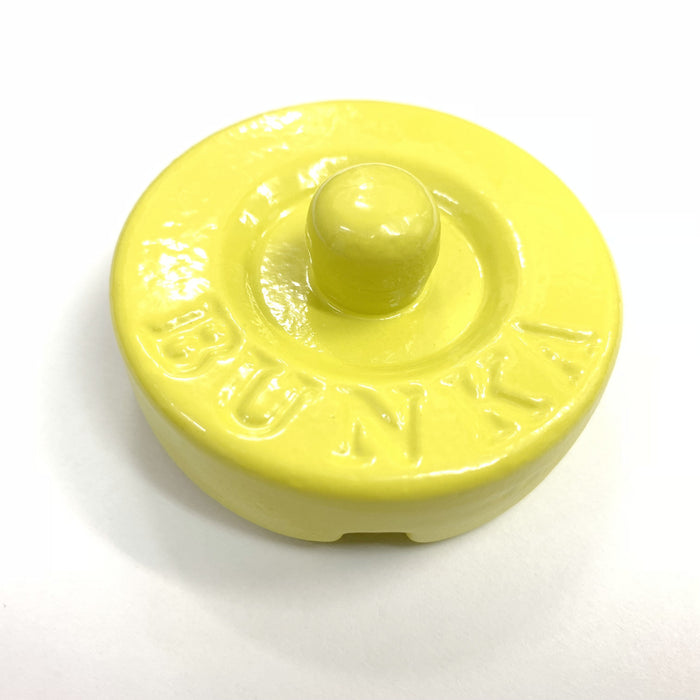 Bunka Professional Paper Pattern Weight - For Professional (Yellow) 360g; 6cm in diameter.