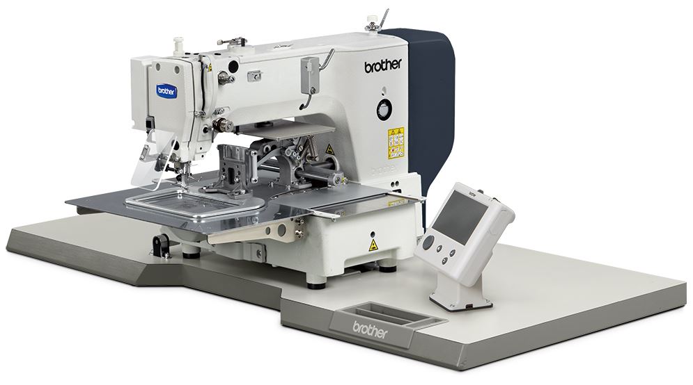 Brother BAS-326H Direct Drive Pattern Sewer with Cylinder Bed (Complete Set: Table, Stand & Wheels | Optional: PS-300B Software)