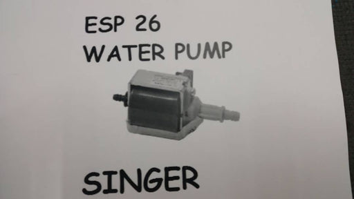 Singer ESP 26 Steam Press Iron WATER PUMP