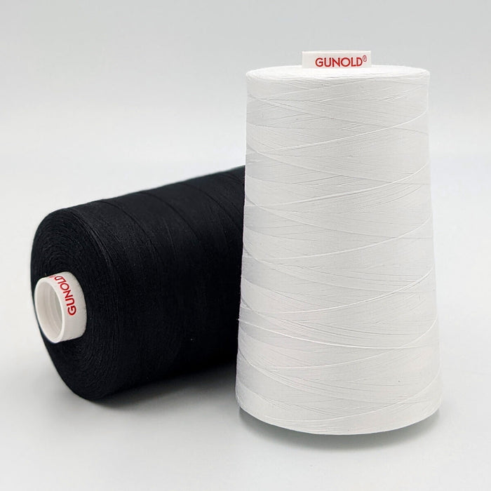 Gunold Embroidery Bobbin Threads - Bobby Syn 120 (Gunold Original) - 10,000 Meter (Black #88500300)