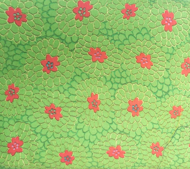 Grandma Curtains Lime - Fabric 100% Premium Cotton @ 50% OFF!