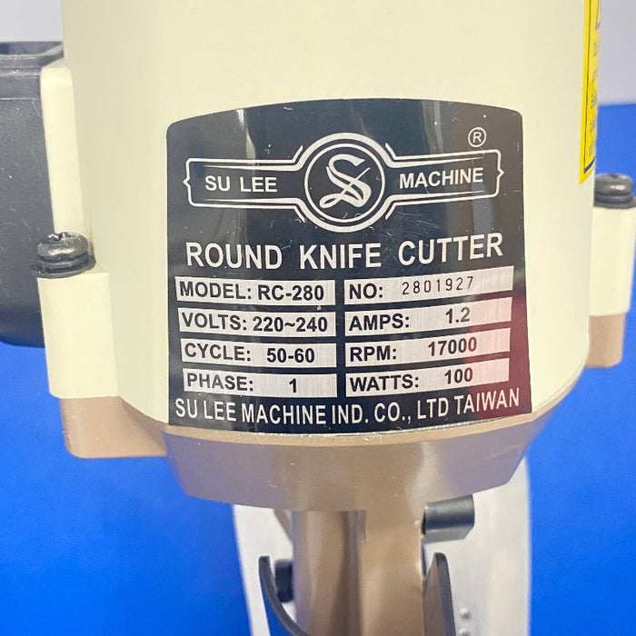 Electric Cutter; Round Knife Cutter; SU LEE RC-280 Fabric cutter