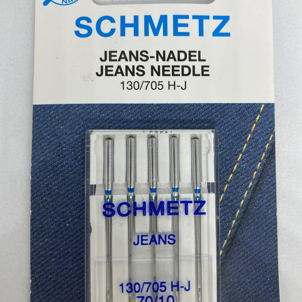 Schmetz Jean & Denim Machine Needles-Size 10/70 5/Pkg