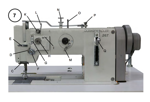 Durkopp Adler 267 Head