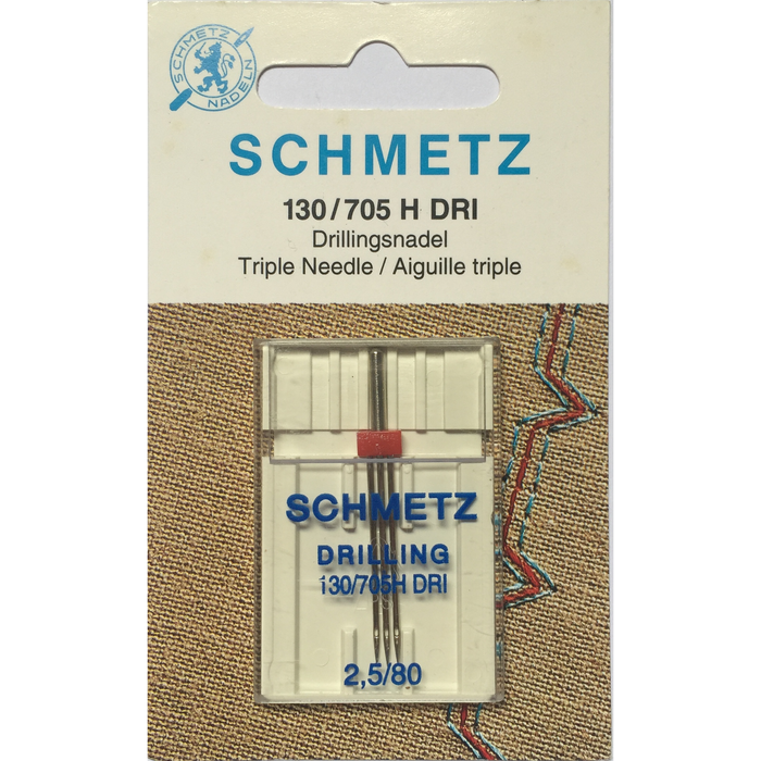 Schmetz Drilling Triple Needles 2.5/80