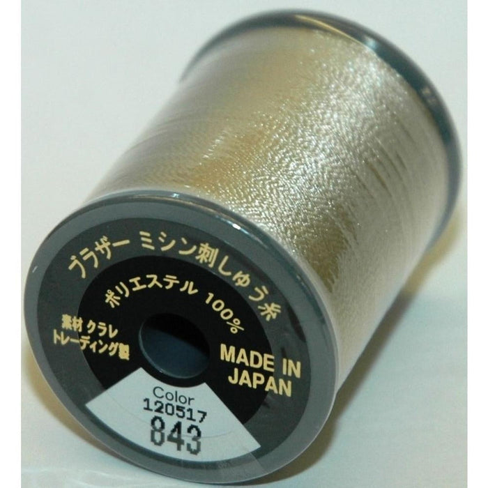 Col. 843 Brother Embroidery Threads -Beige — Ban Soon Sewing Machine ...