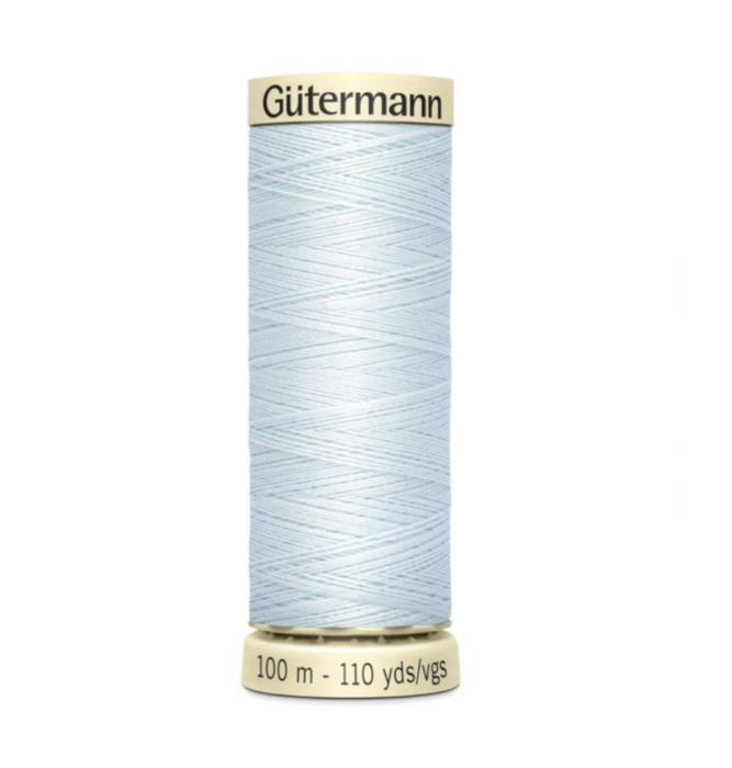 Col. 193 Gutermann Sew All Thread 100m Premium Quality 100% - Light Pastel Blue