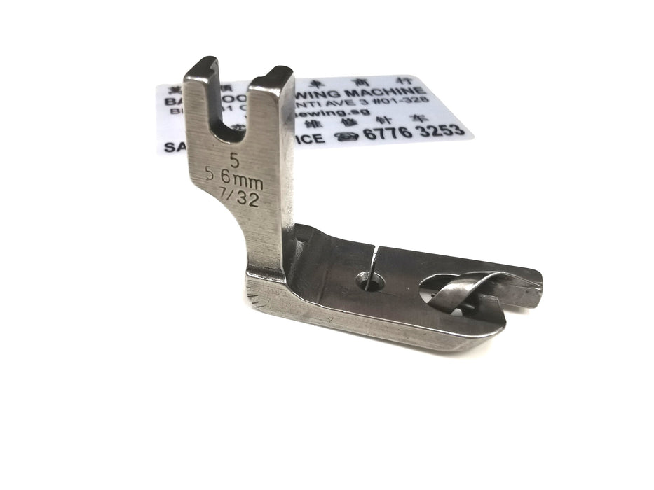 5.6mm 7/32" Hemmer Foot for Industrial / Lockstitch Sewing Machine